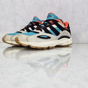 Adidas Lxcon 94 in Cloud White/Core Black/Hi-Res Aqua Colour wm's Size 8, Men 7